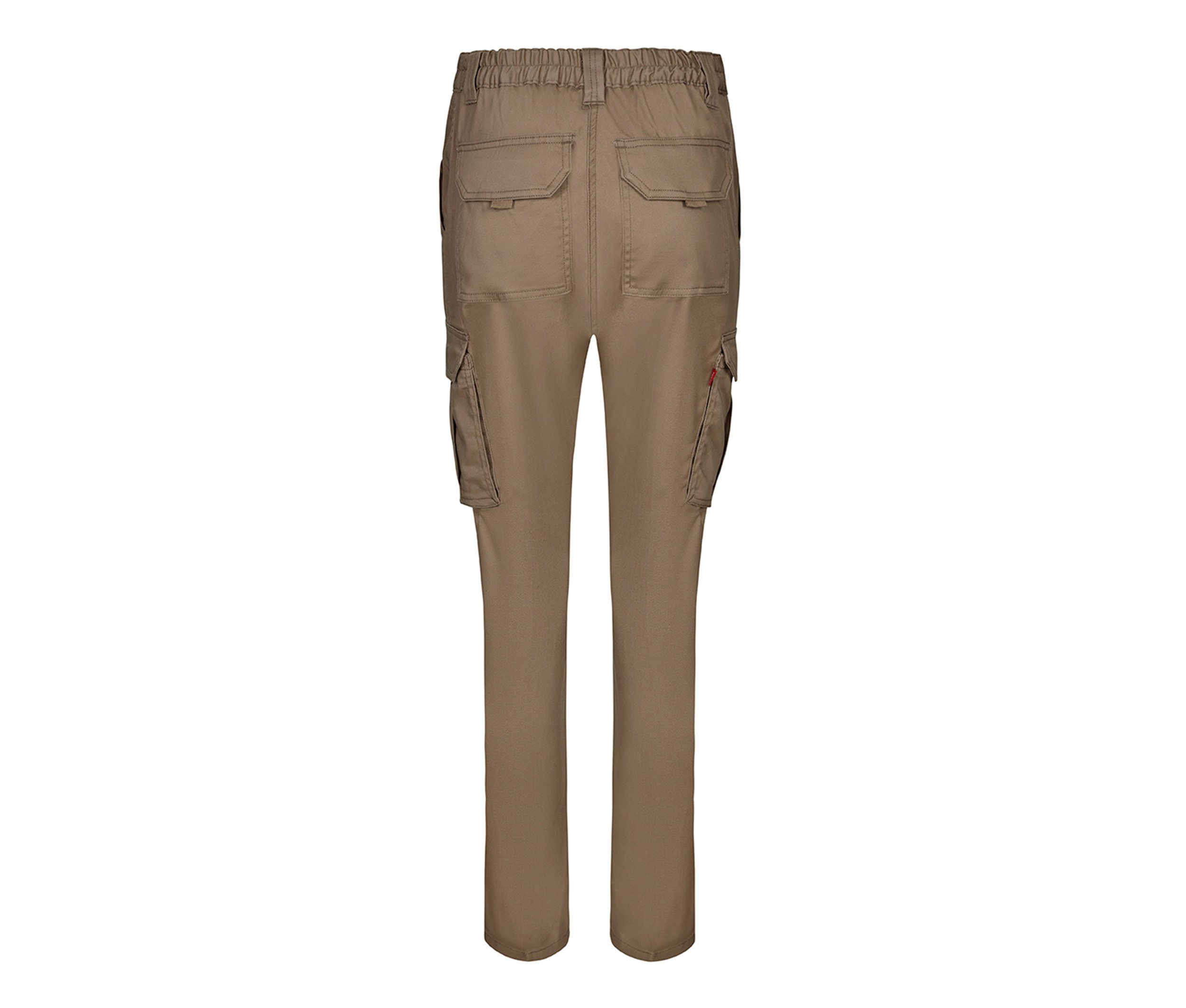 PANTALON STRETCH MULTI-POCHES FEMME