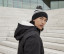STRIPED FAN BEANIE